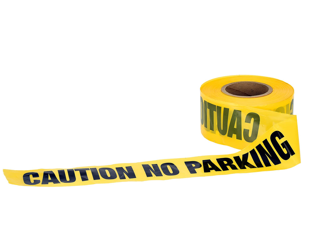  [AUSTRALIA] - Adir No Parking Caution Tape Roll, 300 feet - High Visibility 3-inch Bright Yellow Tape with Bold Black Print - No Parking Warning Tape for Construction, Utility Companies, Law Enforcement 1 300 Ft