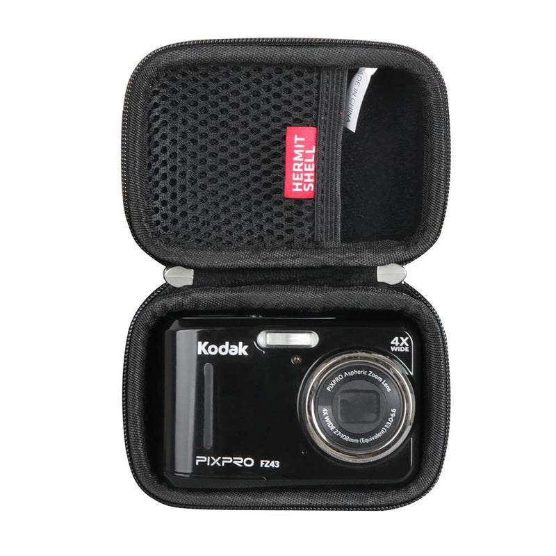  [AUSTRALIA] - Hermitshell Hard Travel Case for Kodak PIXPRO Friendly Zoom FZ43-BK/Kodak PIXPRO Friendly Zoom FZ53-BK 16MP Digital Camera (Black) Black