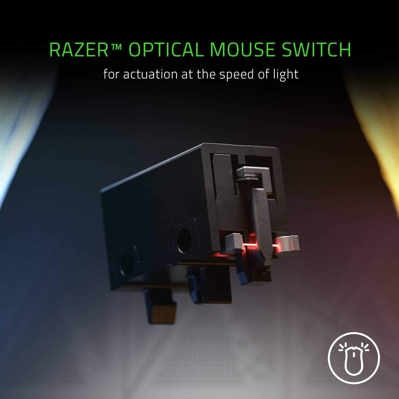  [AUSTRALIA] - Razer DeathAdder v2 Mini Gaming Mouse: 8500K DPI Optical Sensor - 62g Lightweight Design - Chroma RGB Lighting - 6 Programmable Buttons - Anti-Slip Grip Tape Included - Classic Black