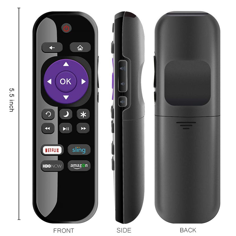 Gvirtue LC-RCRUS-17 Universal Remote Control Replacement for Sharp Roku Smart TV Remote All Sharp Roku Smart LED TV with Netflix, Amazon, Sling, HBONOW Button - LeoForward Australia