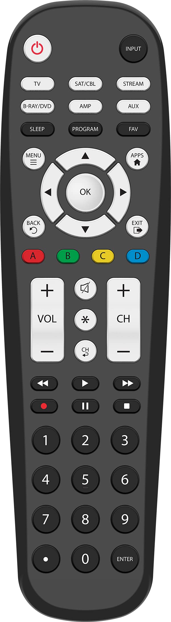  [AUSTRALIA] - Blackweb BWB17AV002 Universal Remote Control