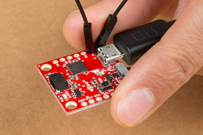  [AUSTRALIA] - SparkFun Qwiic Micro-SAMD21 Development Board 1 inx1 in microcontroller Qwiic Connect System Micro-B USB Interface for Program Use Compatible with Arduino Platform or Python UF2 bootloader 3.3V Logic