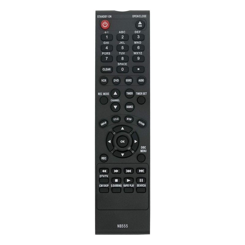  [AUSTRALIA] - NB555UD NB555 Replace Remote Control fit for Magnavox DVD DVDR VCR Combo Recorder ZV450MWB ZV450MW8 ZV450MW8A ZV420MW8 SV08R242