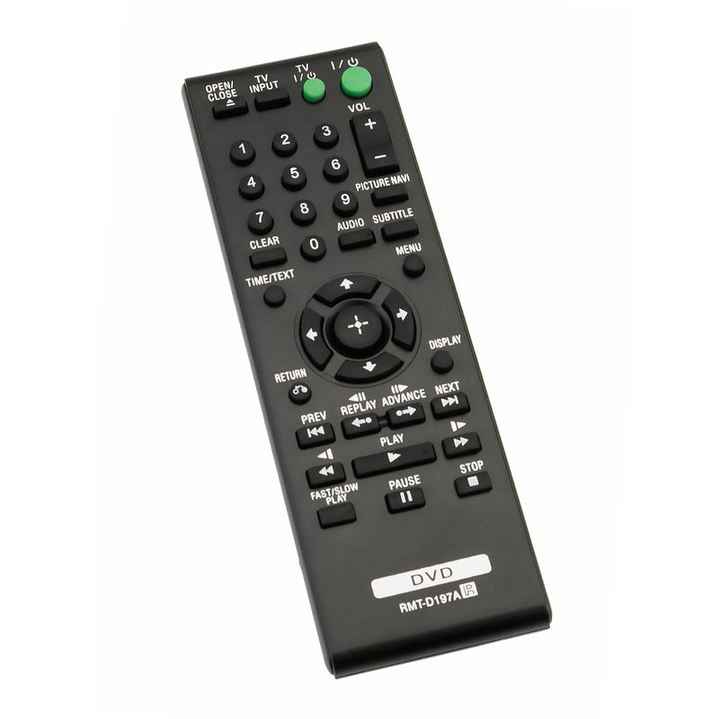 New RMT-D197A RMTD197A Replaced Remote Control fit for Sony DVD Player DVP-SR510H DVP-SR320 DVP-SR405P DVP-SR750HP DVPSR100 DVPSR120 DVPSR210PB DVPSR310P DVPSR320 DVPSR750HP - LeoForward Australia