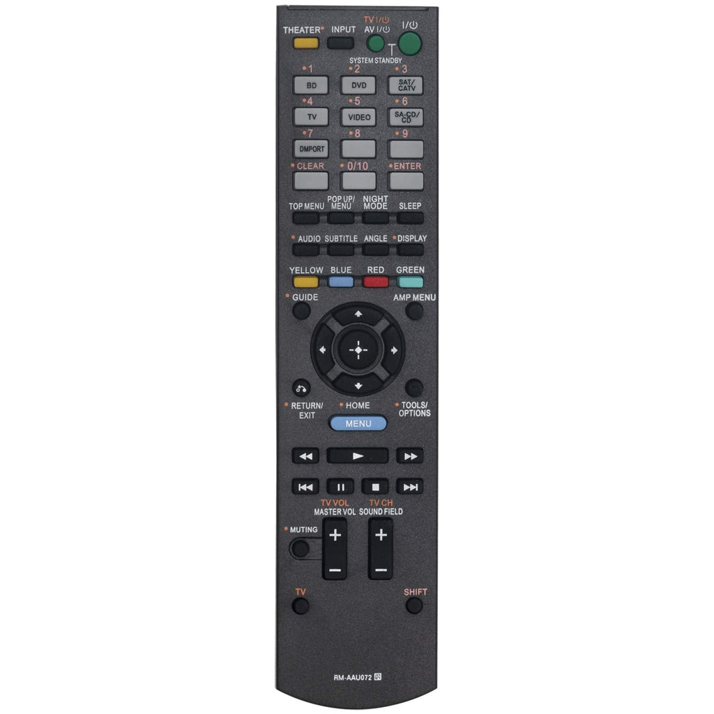  [AUSTRALIA] - RM-AAU072 Replacement Remote Control fit for Sony AV Receiver HT-CT150 HT-SS370 HT-CT350HP STR-DH510 HT-CT350 HT-SF470 STR-DH510R SA-WCT150 HT-SS370HP STR-KS370 HTCT350 sub RM-AAU074