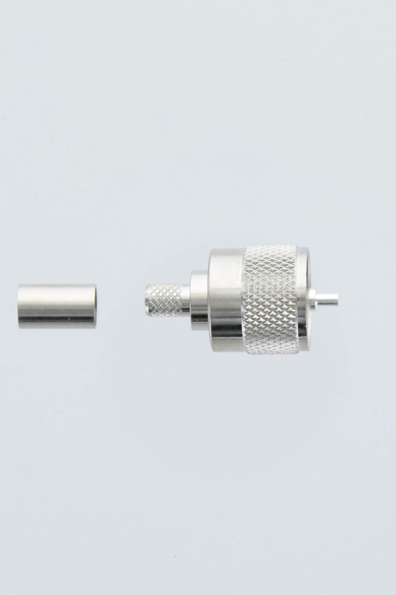  [AUSTRALIA] - MPD Digital UHF PL259 Crimp Connectors for LMR-240, CNT-240, RG8X, Mini-8 and RG59 Type Coax, Bag of 15