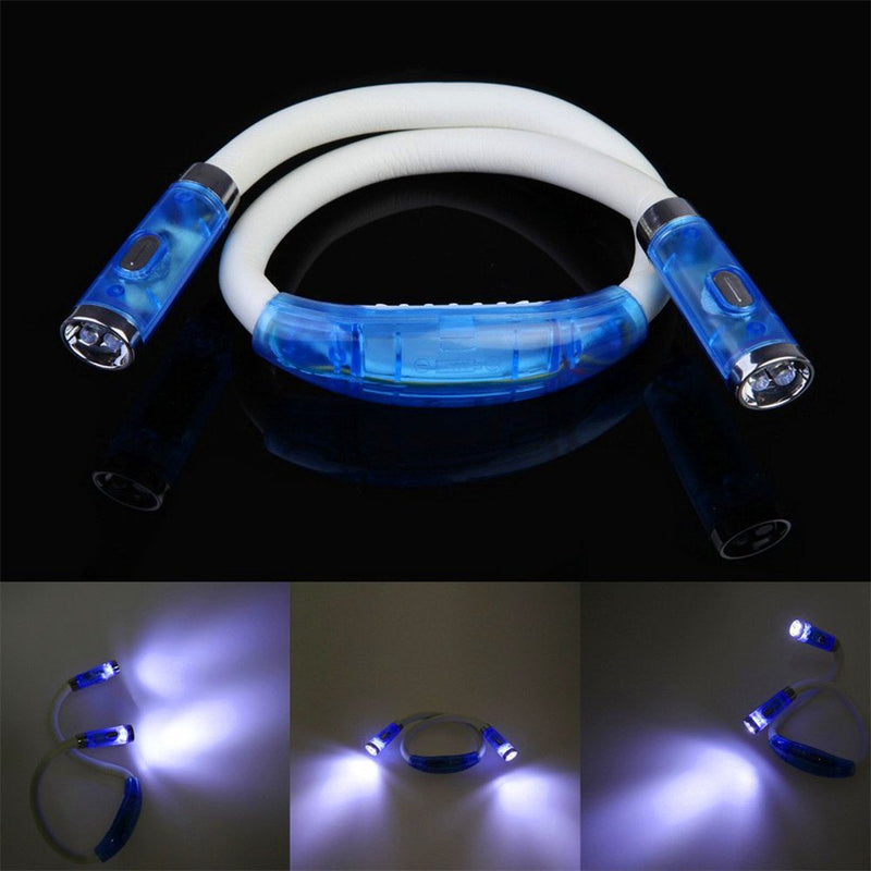  [AUSTRALIA] - Atc LED Handsfree Flexional Neck Reading Light,Hands Free Flexible LED Light Blue