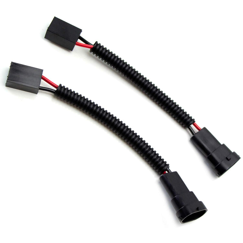  [AUSTRALIA] - iJDMTOY (2) H11 (M) To H7 (F) Adapters Connectors Wires, Compatible With Headlight or Fog Lights Conversion or Retrofit, etc