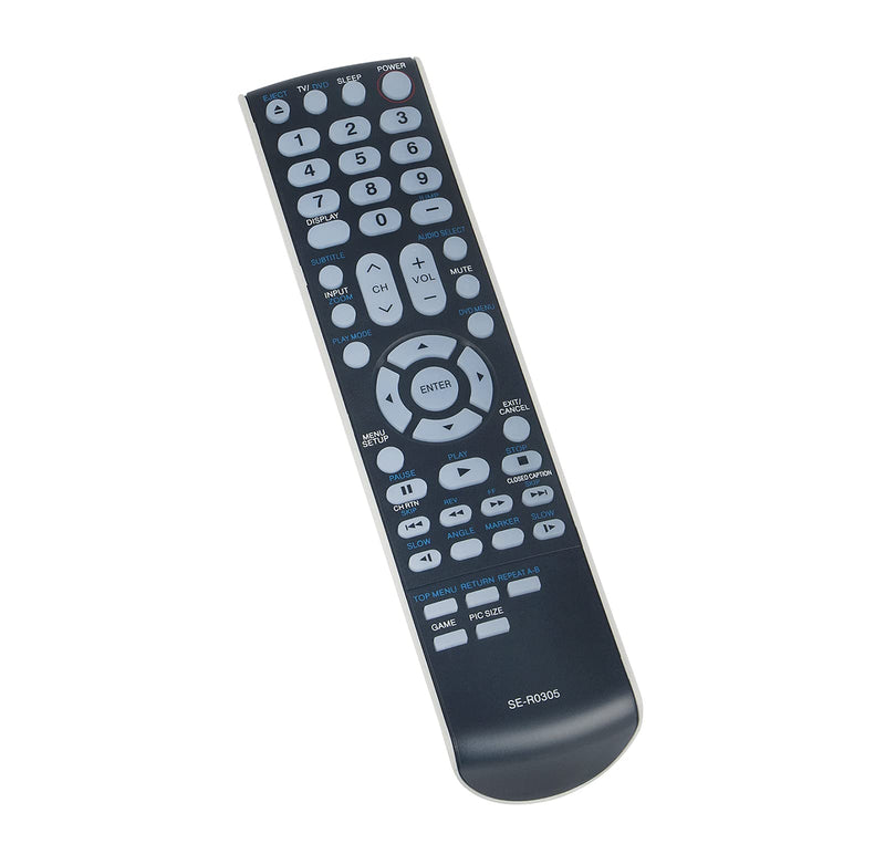  [AUSTRALIA] - SE-R0305 Replacement Remote AIDITIYMI Remote Control for Toshiba TV/DVD 22LV505C 22LV61K 22LV610 22LV611U-T SER0305 15LV505 19CV100U 19LV61K 19LV505 19LV505C 19LV506 19LV610 19LV610U 19LV61