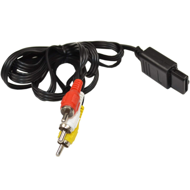 HQRP Audio Video AV Cable Cord Compatible with Nintendo Super NES TV Video Game Console Multi Out Connector RCA - LeoForward Australia
