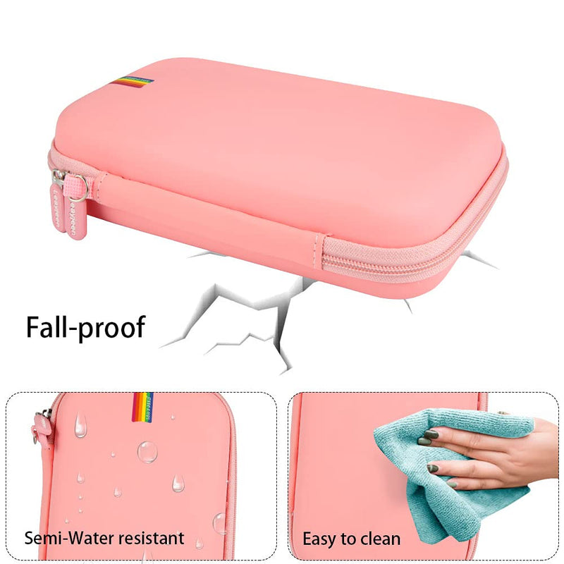 [AUSTRALIA] - Leayjeen Printer Case Compatible with Kodak Step Touch & Polaroid Snap Touch Instant Print Digital Camera (Case Only)--Pink