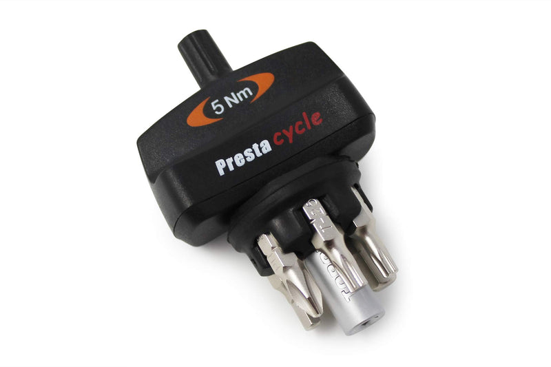  [AUSTRALIA] - Prestacycle Mini Bike TorqKeys - Preset Torque Tool w/6 Bits & Holder – Compatible with Standard 1/4" hex bit - Choose from Sizes: 3Nm, 4Nm, 5Nm.