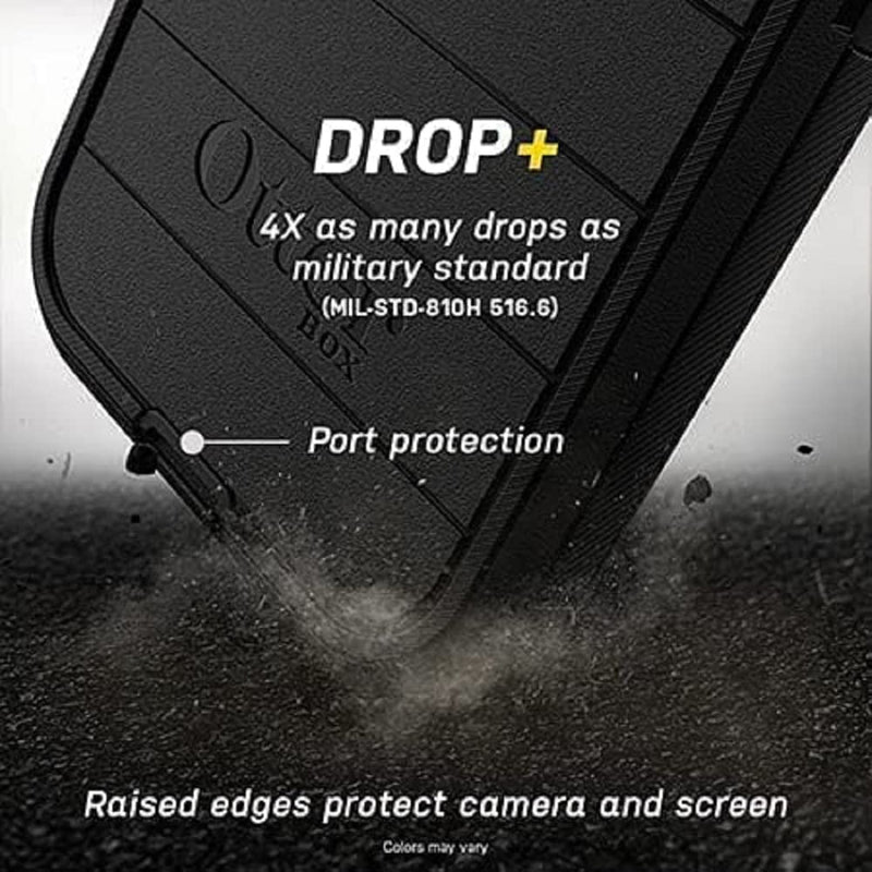  [AUSTRALIA] - OtterBox Defender Series Case for Samsung Galaxy S22 (Only) - Holster Clip Included - Microbial Defense Protection - Non-Retail Packaging - Black