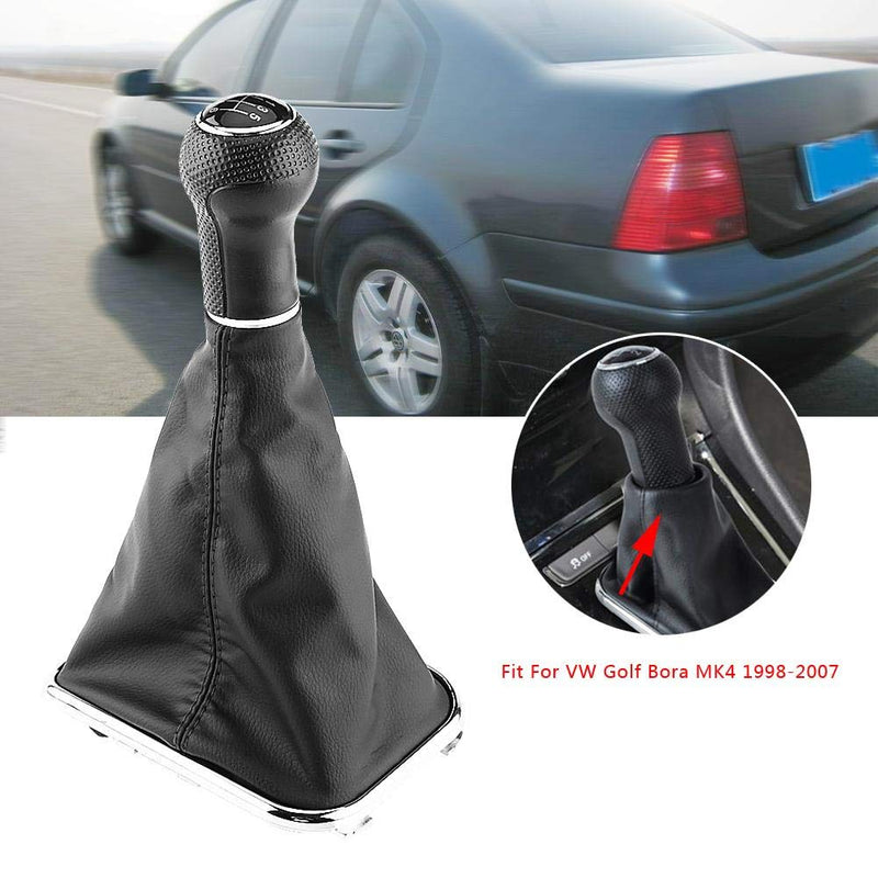  [AUSTRALIA] - Miyinla 6 Speed Car Gear Shift Knob Stick Gaiter Boot Frame Kit Dust-Proof Cover Gaiter Boot Cover Replacement Kit 1 Pc