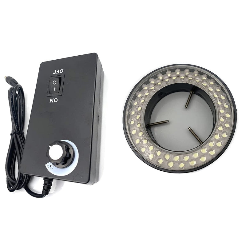  [AUSTRALIA] - Kiro&Seeu 60-LED Adjustable Ring Light Illuminator Lamp for Stereo Zoom Microscope