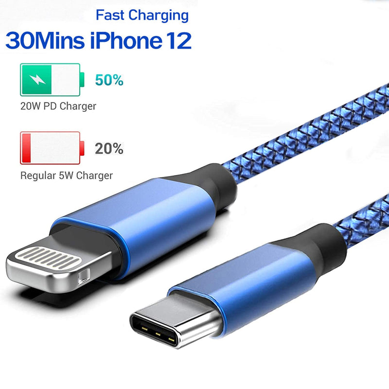  [AUSTRALIA] - iPhone 13 Fast Charger Cable,[Apple MFi Certified]Apple iPhone Charging Cable Cord 2Pack 6FT USB C to Lightning Cables Cord Compatible with iPhone 13/13 Pro/12/12 Pro Max/11/11 Pro/XS/XR/8 Plus/8/iPad