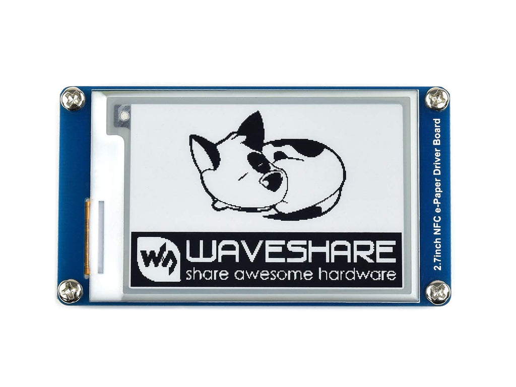  [AUSTRALIA] - Waveshare 2.7inch Passive NFC-Powered E-Paper Module No Battery Wireless Powering & Data Transfer Provides Android APP Black and White Display