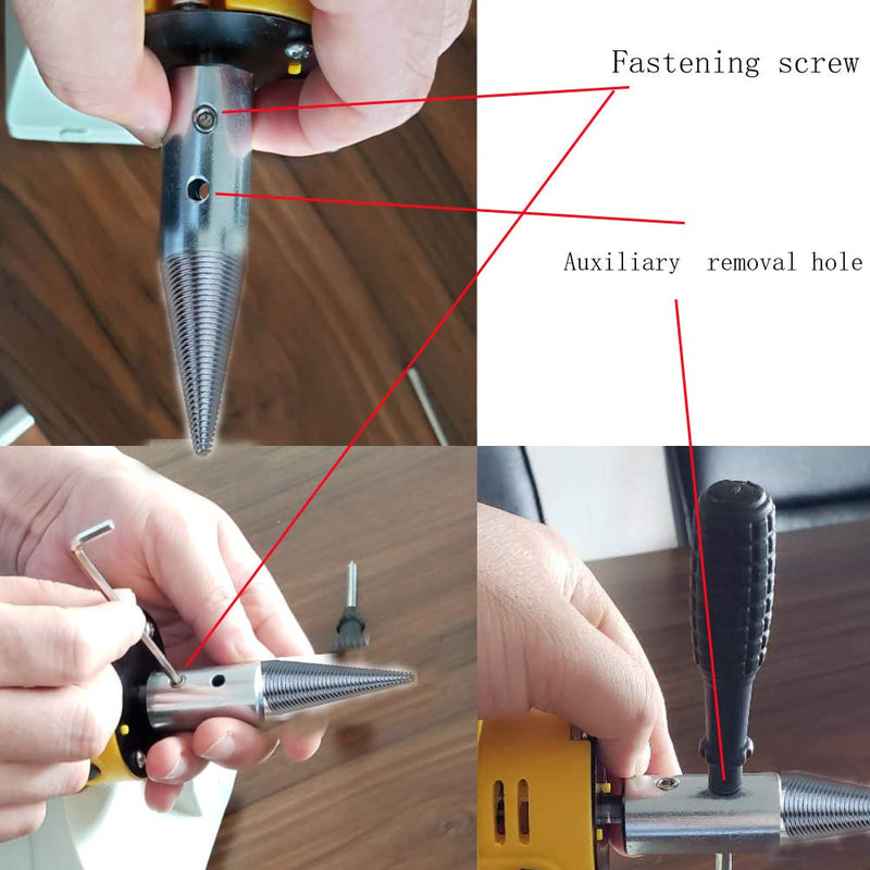  [AUSTRALIA] - 1/2" & 5/8" Tapered Spindle Adapter Threaded for Buffing Polishing Wheel for Bench Grinder Left and Right - 1 Pair