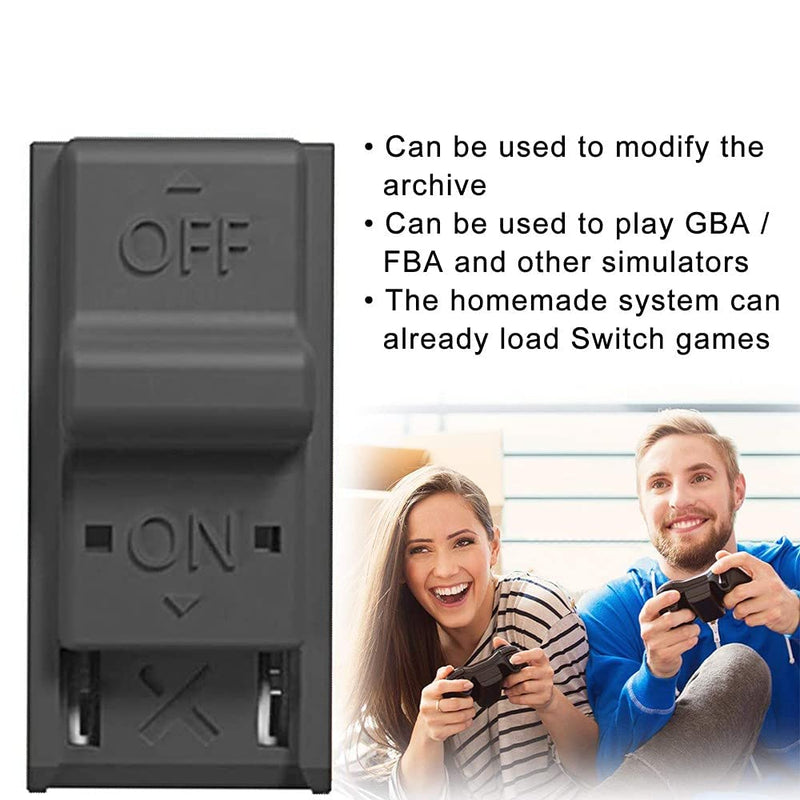  [AUSTRALIA] - RCM Jig for Switch RCM Jig Clip Short Connector for Switch Recovery Mode, Used to Modify The Archive Play GBA/FBA & Other Simulator (Black) Black