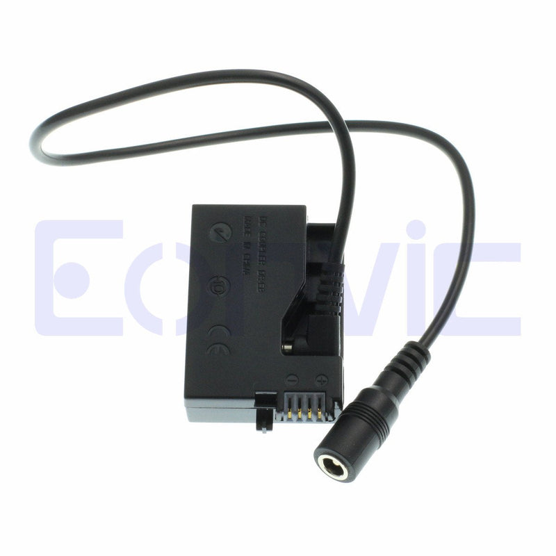  [AUSTRALIA] - Eonvic LPDR-E8 D-tap Dummy Battery DC Coupler Adapter for Canon 550D/700D/650D/600D X4 X7i T3i LPDR-E8 Dummy Battery DC Coupler Cable