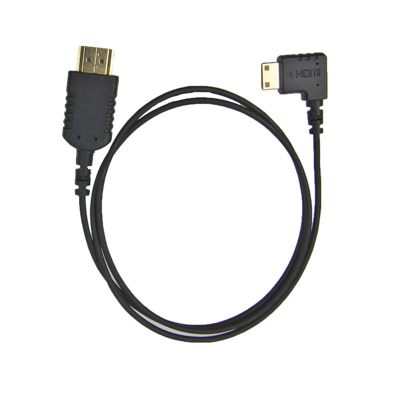 CMR UltraFlex 31 Inch 4K Mini Right Angle HDMI Male to Standard HDMI Male Cable. Ultra Flexible Slim 90 Degree Thin HDMI Cable. HDMI 2.0 - LeoForward Australia