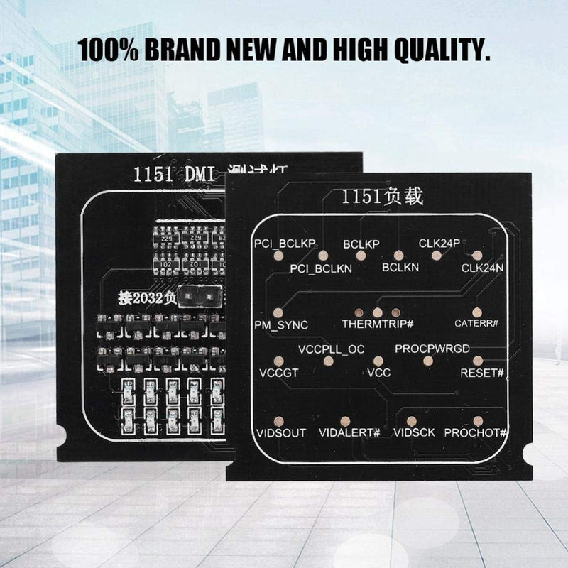  [AUSTRALIA] - Computer Motherboard Tester, 2 in 1 Loading Board, BGA CPU 1151 Diagnostic Card, LED Indicator CPU Socket Motherboard Tester for Intel for Intel 1151