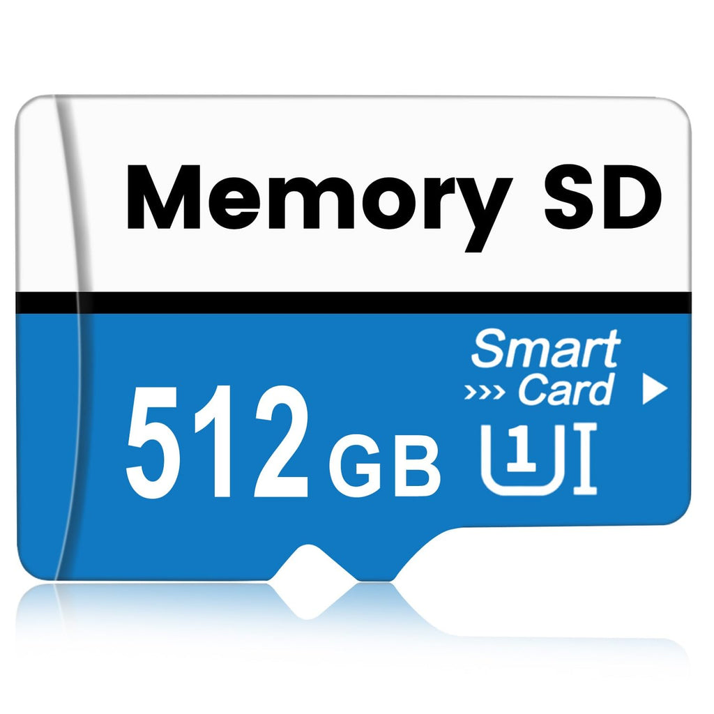  [AUSTRALIA] - asogoe SD Card 512GB Waterproof Memory Card Large Capacity SD Cards Durable TF Card Mini Memory Cards Mainly Used for Data Storage of Camera/Android Smartphone/Monitor