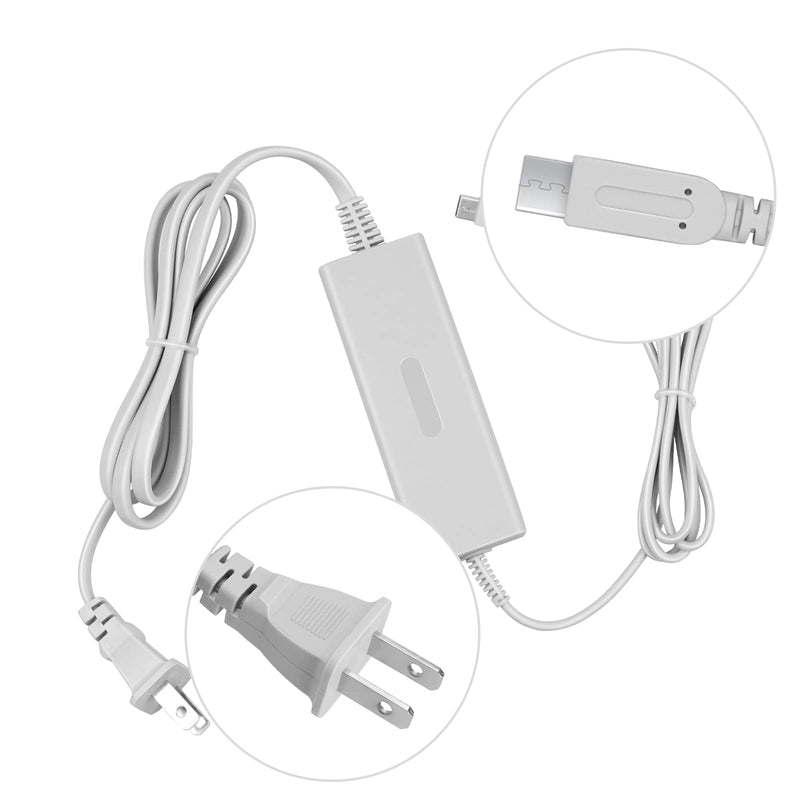  [AUSTRALIA] - Wii U Gamepad Charger, WII-U Gamepad AC Adapter Charging Cable Cord for Nintendo Wii U Gamepad Controller