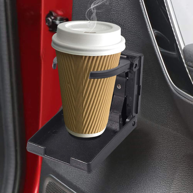  [AUSTRALIA] - AUTOUTLET 2 PCS Adjustable Cup Holder Folding Cup Holder Universal Drinking Cup Holder Foldable for Car Truck Boat Van RV