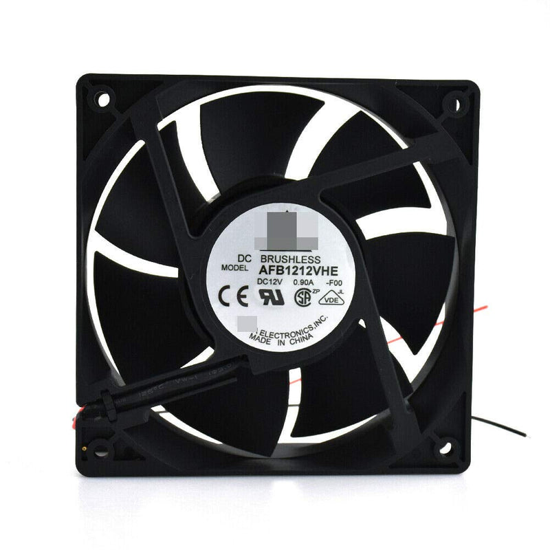  [AUSTRALIA] - CAQL Cooling Fan for Delta AFB1212VHE 120mm x 38mm (12038MM 12038) High Airflow 12V 130 CFM 4 Pin Molex, 4-Pin Power Connection