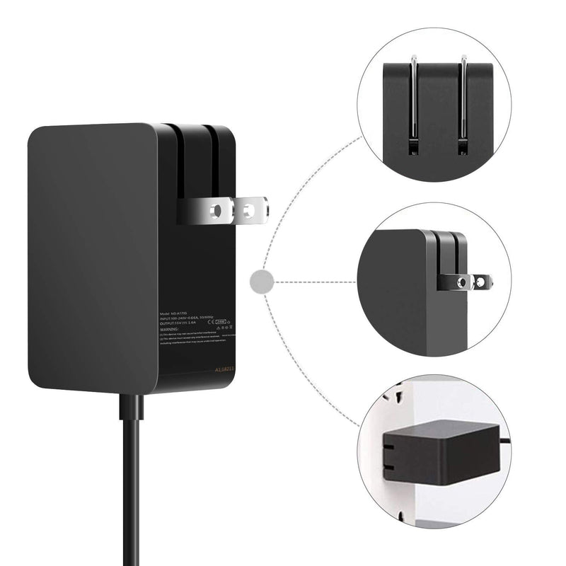  [AUSTRALIA] - Surface Go Charger, Power Supply Adapter 24W 15V 1.6A Compatible Microsoft Surface Go/Go 2/Go 3, Surface Pro 6/ Pro 5/Surface Pro 4 Core m3/Surface Pro 3