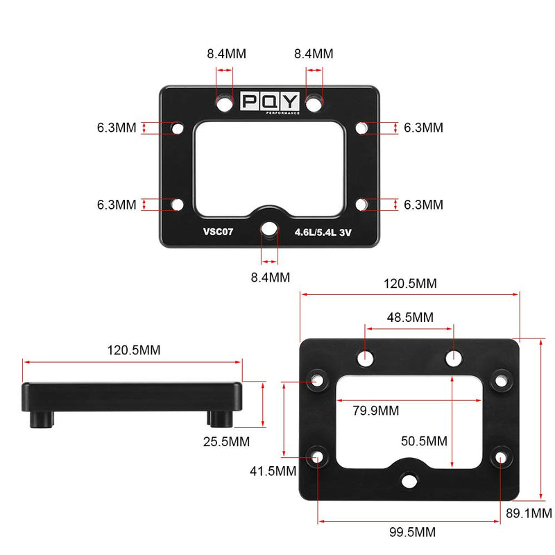  [AUSTRALIA] - PQY Engine Valve Spring Compressor Tool for Ford Mustang GT 4.6L 5.4L 3V Explorer Trac Magnetic Screw Retainer Black