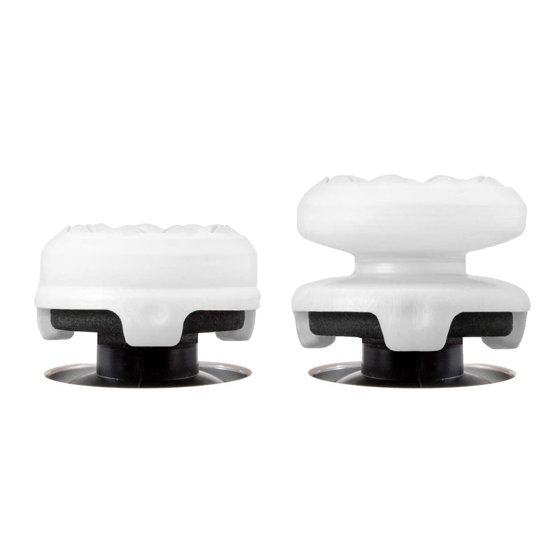  [AUSTRALIA] - KontrolFreek FPS Freek Galaxy White for Playstation 4 (PS4) and Playstation 5 (PS5) | Performance Thumbsticks | 1 High-Rise, 1 Mid-Rise | White