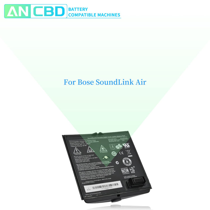  [AUSTRALIA] - ANCBD 300769-003 (16.8V 32Wh /2200MAh) Replacement Battery for Bose Sounddock Portable Digital Music System SoundLink Air Series 300769-001 300769-002 300769-004 300770-001 4ICR19/66