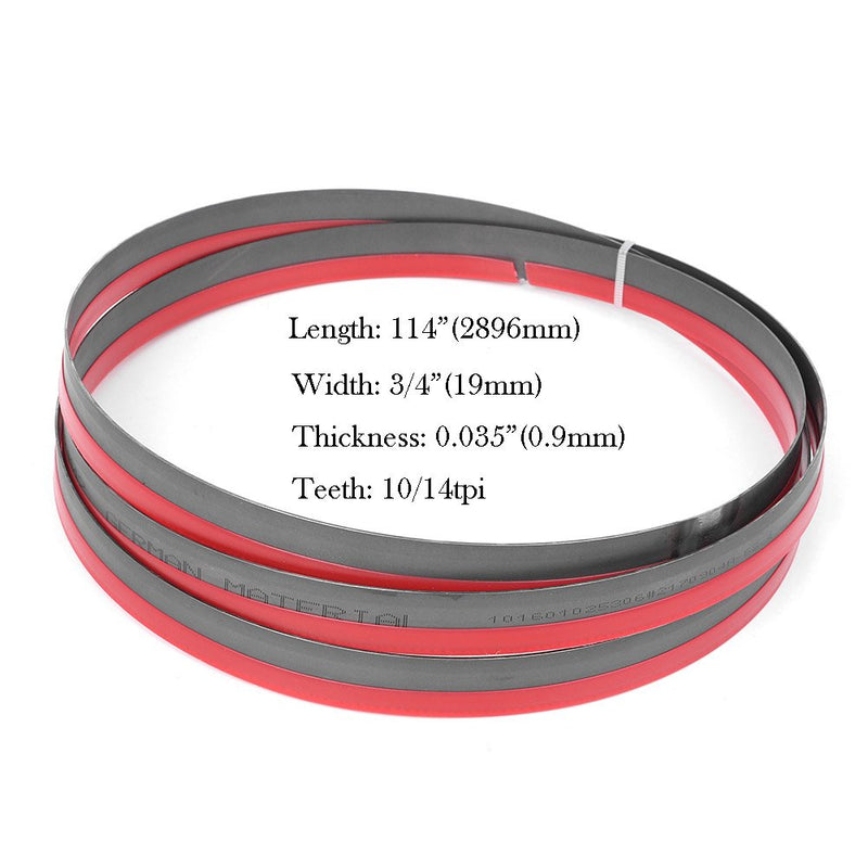 Newsmarts 10/14TPI Bandsaw Blades, 114" x 3/4" Band Saw - LeoForward Australia