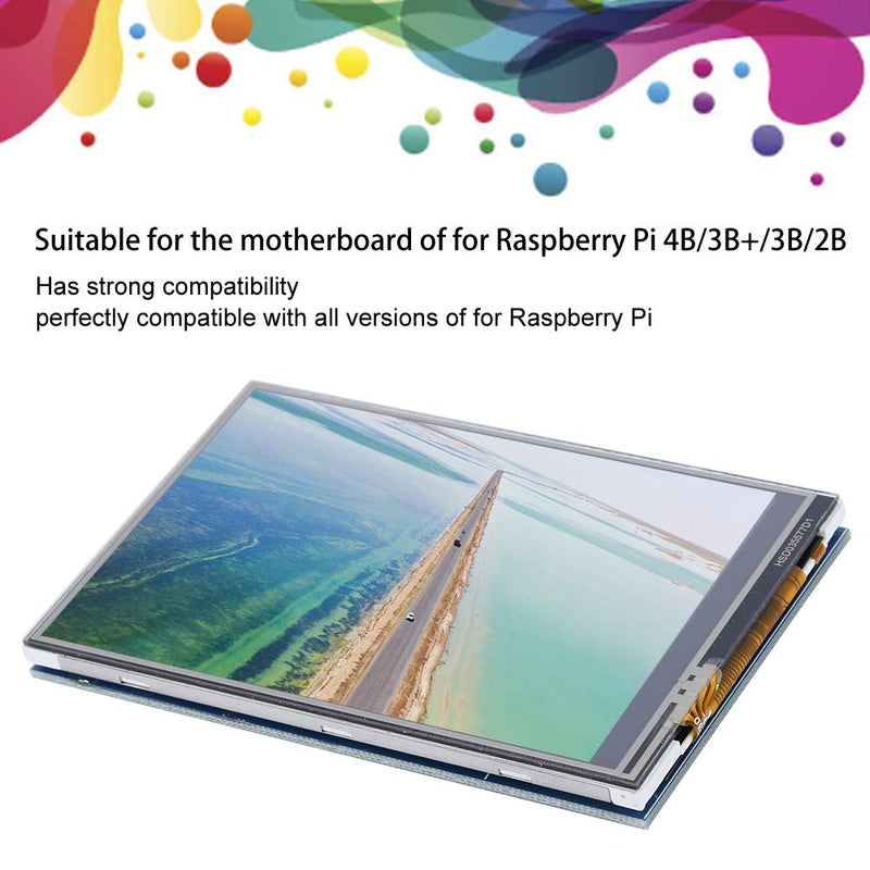  [AUSTRALIA] - 3.5Inch Resistive Touch Screen Standard Display,Portable Capacitive Display,RPi Display with Resistive Touch Pen,High Resolution,Touch Control,for The Motherboard of for Raspberry Pi 4B/3B+/3B/2B.