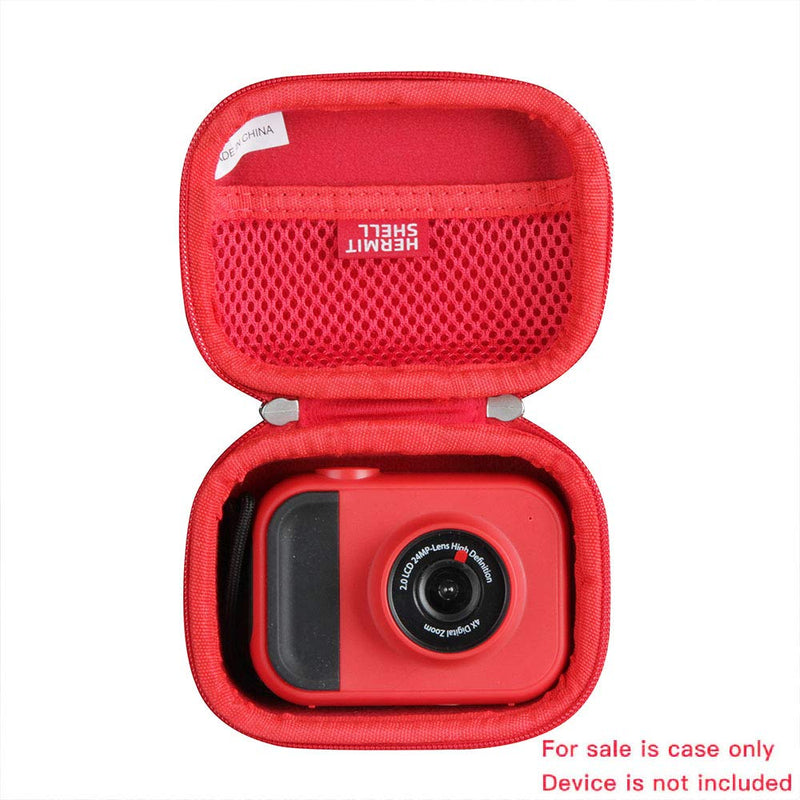  [AUSTRALIA] - Hermitshell Travel Case for slopehill Kids Camera - 8MP Kid Digital Camera (Red) Red