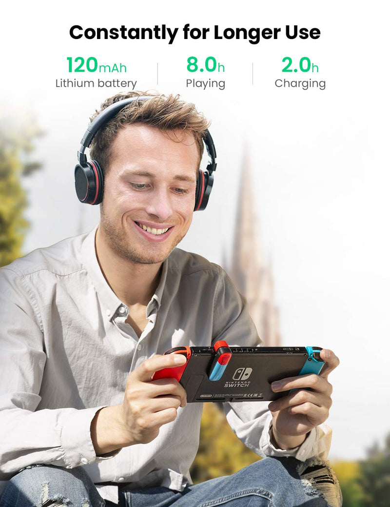 UGREEN Bluetooth 5.0 Transmitter Compatible for Nintendo Switch Switch Lite 3.5mm Audio Adapter with APTX Low Latency Supports Wireless Bluetooth Headphones and Speakers - LeoForward Australia