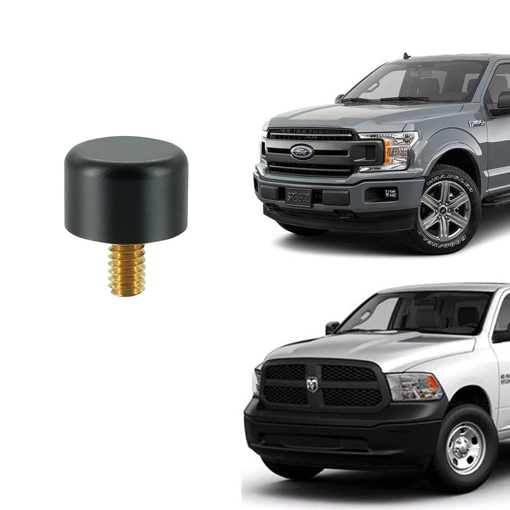  [AUSTRALIA] - Custom Antenna Delete Cap Kits 2009-2023 Fits for RAM 1500 and Ford F150 Raptor F-250 Trucks Antenna Cap Mini Antenna Base Cover for 09-23 RAM 1500 and Ford F150 Raptor Parts and Accessories