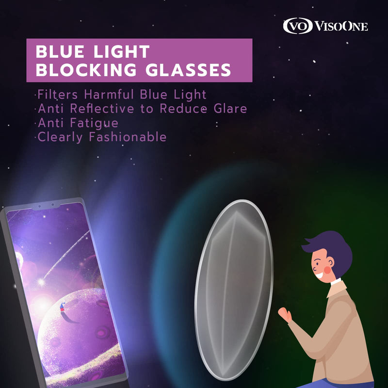  [AUSTRALIA] - Blue Light Blocking Glasses Preppy Look MultiColor Frame Women Men River Tortoise