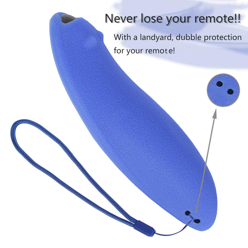 HUAYU Protective Silicone Remote Case for LG AN-MR500G Magic Remote Cover Flexible Shockproof Washable Remote Holder for LG 3D Smart TV Magic Remote Case (Blue) BLUE - LeoForward Australia