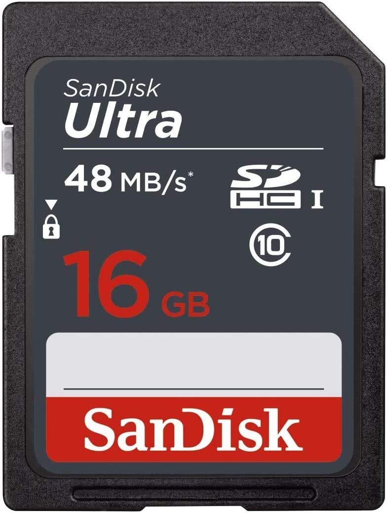 5 Pack - SanDisk Ultra 16GB SD SDHC Memory Flash Card UHS-I Class 10 Read Speed up to 48MB/s 320X SDSDUNB-016G-GN3IN Wholesale Lot + (5 Cases) - LeoForward Australia