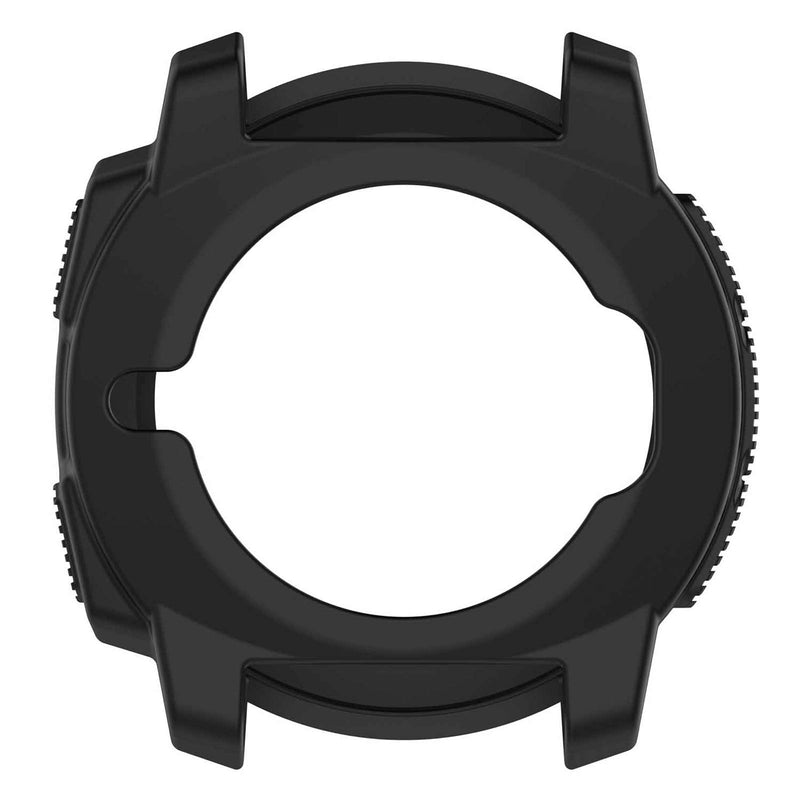 LICHIFIT Soft Silicone Protector Case Cover Shell Protected Case Protective Frame Skin for Garmin Instinct Smart Watch Black - LeoForward Australia