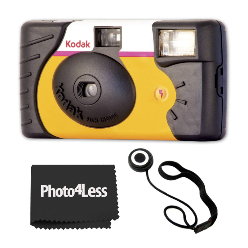  [AUSTRALIA] - Kodak Power Flash 35mm Single Use Camera 27 Exposures + Lens Cap Holder