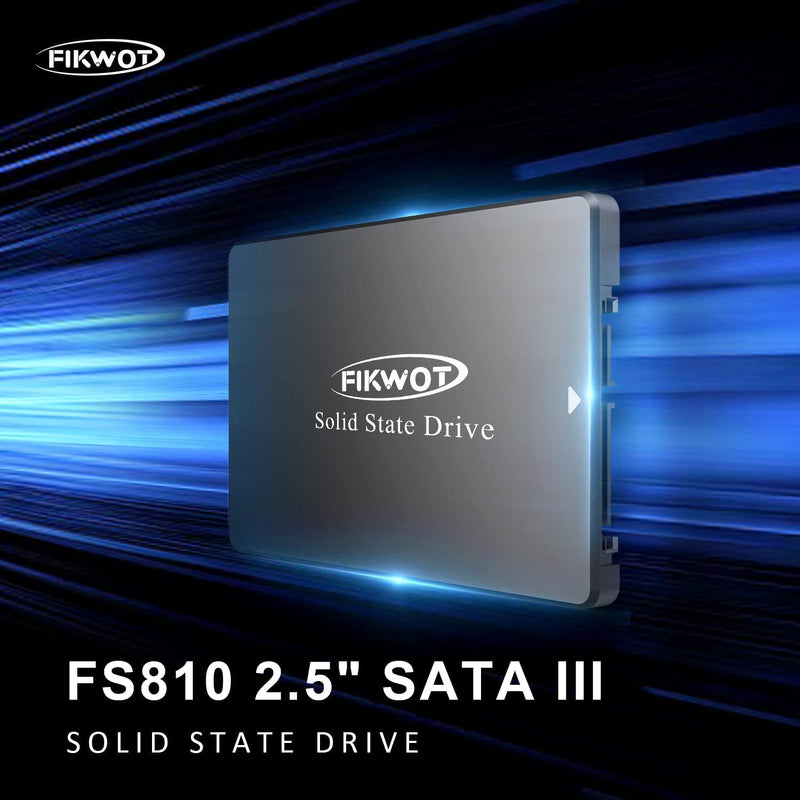 [AUSTRALIA] - FIKWOT FS810 512GB SSD SATA III 2.5" 6GB/s, Internal Solid State Drive 3D NAND Flash (Read/Write Speed up to 550/450 MB/s) Compatible with Laptop & PC Desktop