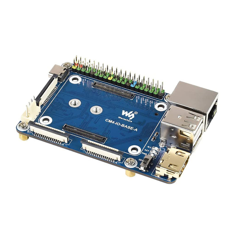  [AUSTRALIA] - Mini Base Board (A) Designed for Raspberry Pi Compute Module 4 Suitable for CM4 Lite/EMMC Series Module CM4-IO-BASE-A