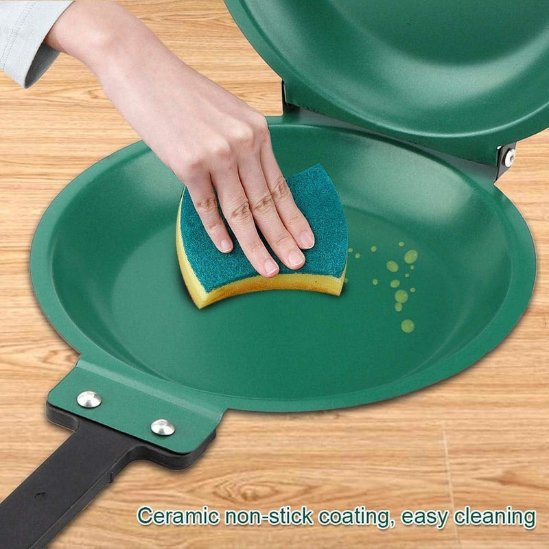  [AUSTRALIA] - Enrilior Pancake Pan,Double Side Non-stick Ceramic Coating Flip Frying Maker Household Kitchen Cookware