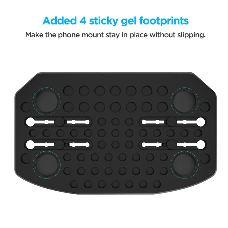  [AUSTRALIA] - IPOW Anti-Slip Silicone Car Phone Dashboard Pad Mat,Hands-Free Cell Phone Holder for Car/Home/Office Compatible with iPhone 7 7P 6s 6 X XS 8 8P 5S,Galaxy S8 S7 S6 S5, Google Nexus