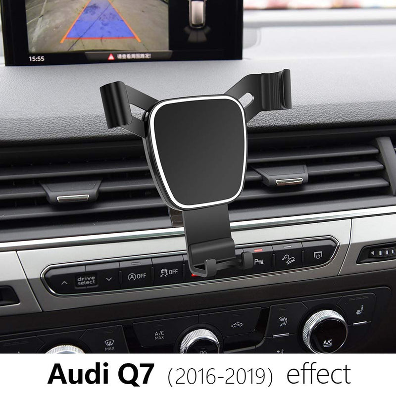  [AUSTRALIA] - LUNQIN Car Phone Holder for 2016-2019 Audi Q7 Auto Accessories Navigation Bracket Interior Decoration Mobile Cell Phone Mount