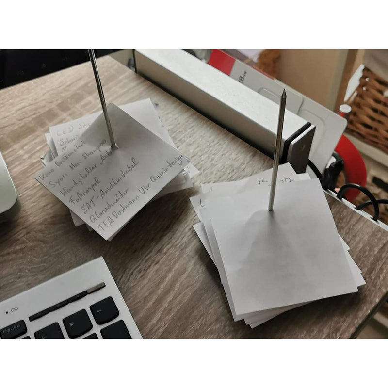  [AUSTRALIA] - 2 Pcs Desk Receipt Holder Spike, Bill Fork Ticket Spike, Restaurant Check Spindle, Memo Holder Spike